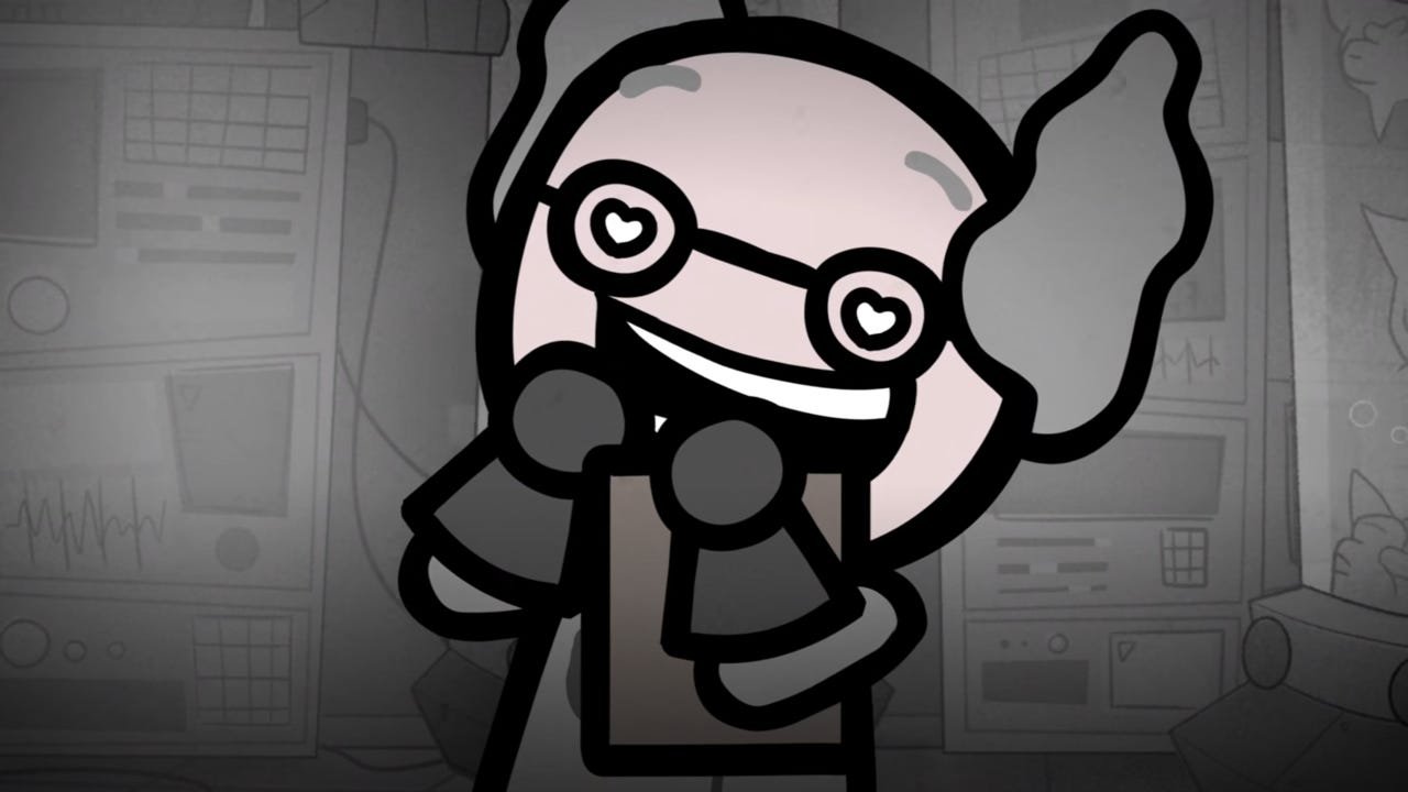 A chaotic digital illustration of mutated cartoon cats in a tactical grid battle, representing the record-breaking launch of Mewgenics on Steam.