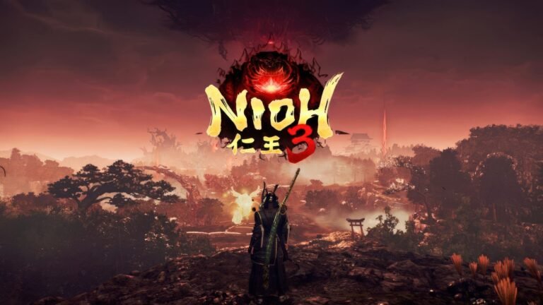 A close-up of a samurai character in Nioh 3 attempting to use a healing elixir during a boss fight against Takasugi Shinsaku.