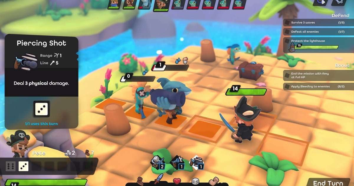 Detailed playdough character models in Dobbel Dungeon standing on a colorful tabletop map with visible fingerprints and dice.