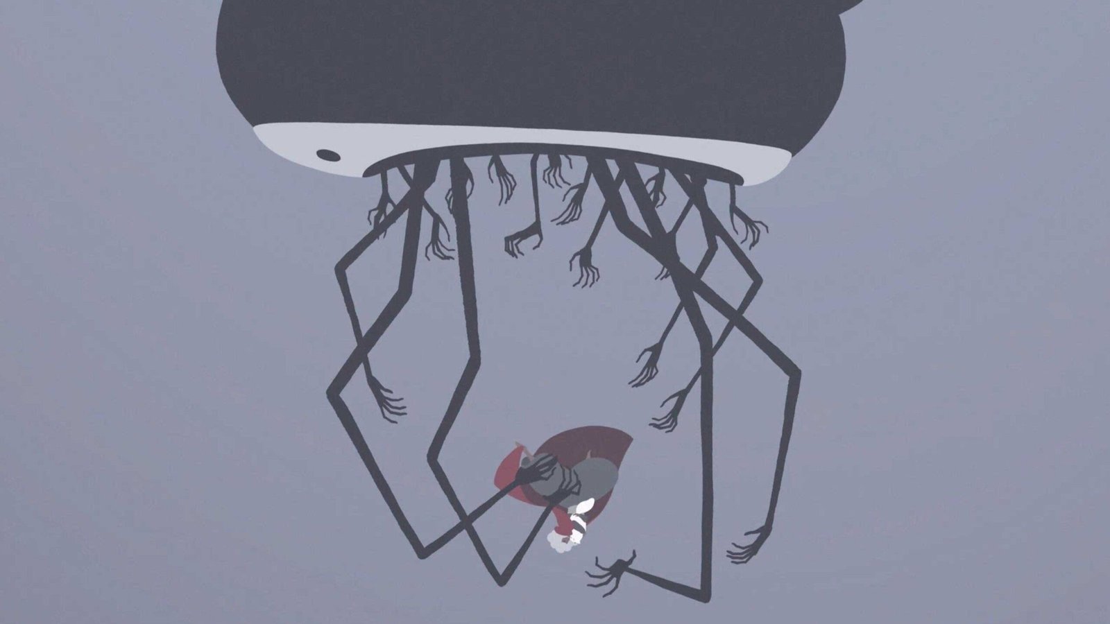 alt="A corrupted computer monitor displaying garbled hex text over a broken video game save file"