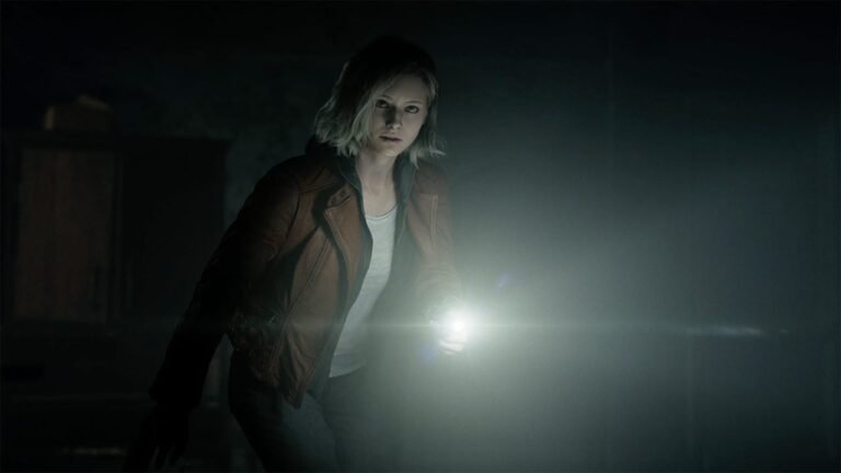 A dark, atmospheric screenshot of Resident Evil Requiem showcasing the complex RNA sequence clues for The Final Puzzle.