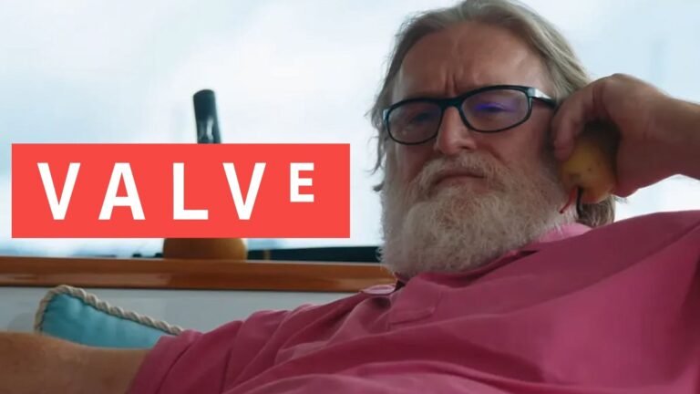 A close-up of the Valve Corporation logo at their headquarters representing the company's recent legal triumph over patent trolls in court.