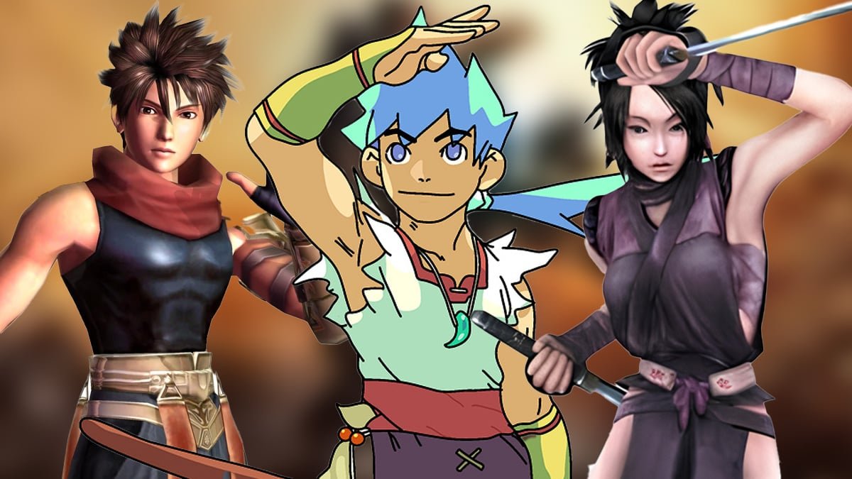 A high-tech gaming room featuring a PS5 and Xbox Series X console with a holographic display of classic game characters from Titanfall and Dino Crisis.