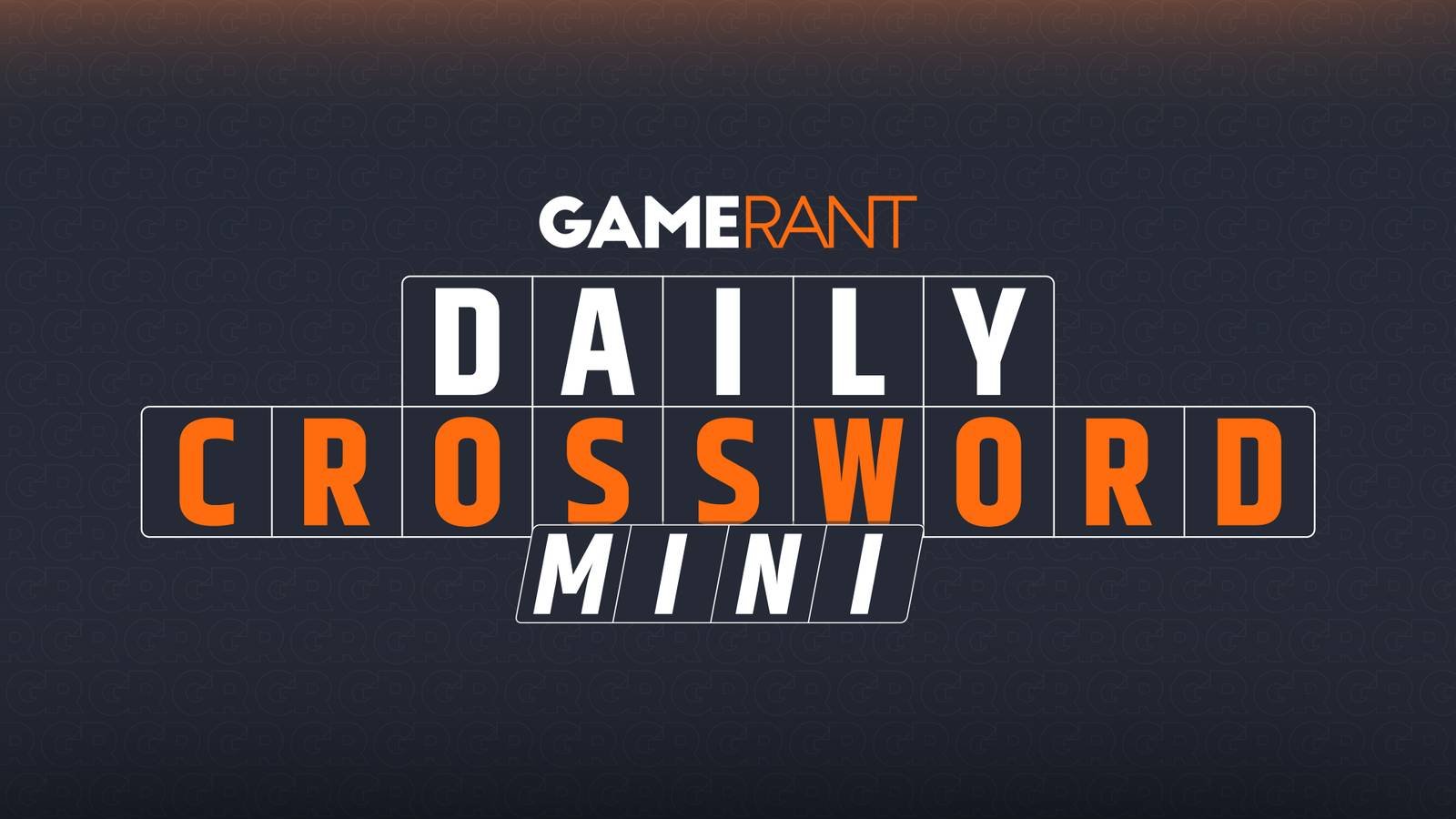 GameRant Daily Crossword Mini (March 14, 2026)